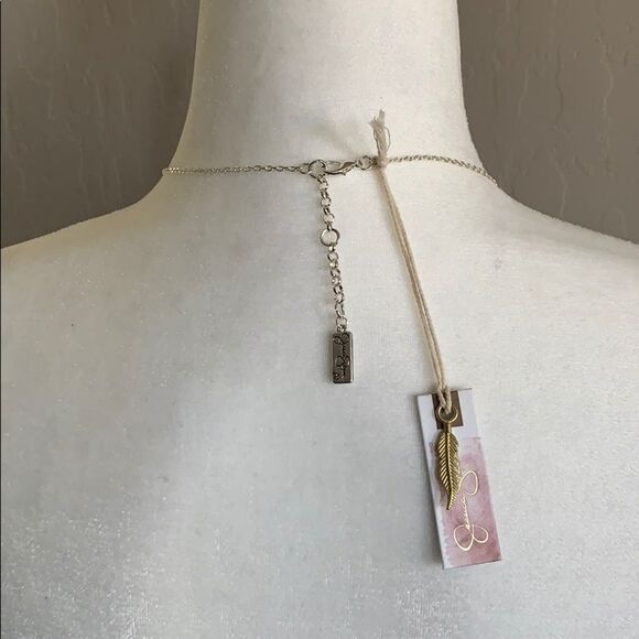 Mixed Metal Pendant Necklace - Picture 3 of 7